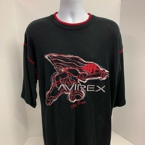 Avirex Sky Boss Short sleeve Sweater Size Large